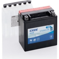 Batteria moto Exide ETX20CH-BS 12V 18Ah 230A AGM - 1